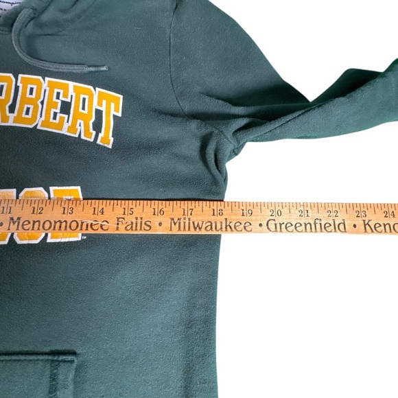 Champion St Norbert College Hoodie Green Size L Pullover Sweatshirt SNC Logo - Picture 7 of 10